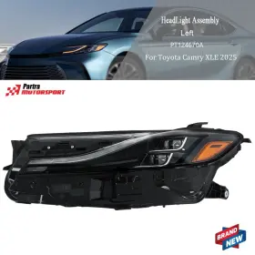 Partra Pt124670a Clear Housing Projector Headlight Led For Toyota Camry Xle 2025 Single L/driver