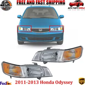 10818646 Perfect Fit Set Of 2 New Front Headlight Assembly Left Right For 1999-2004 Honda Odyssey 10818646 Perfect Fit Set Of 2 New Front Headlight Assembly Left Right For 1999-2004 Honda Odyssey