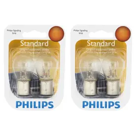 Sx-0148 Philips 2 Pc Outer Tail Light Bulbs For Volkswagen Jetta Nuevo Gol Sportvan Uz