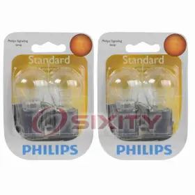 Sx-0255 Philips 2 Pc Outer Tail Light Bulbs For Chrysler Lebaron 1993-1995 Th Sx-0255 Philips 2 Pc Outer Tail Light Bulbs For Chrysler Lebaron 1993-1995 Th