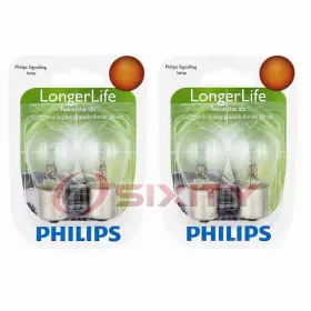 Sx-0545 Philips 2 Pc Rear Turn Signal Light Bulbs For Saturn L100 L200 L300 Ls Ls1 Kr