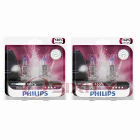 Sx-0623 Philips 2 Pc High Beam Headlight Bulbs For Mercedes-benz A160 A190 C230 C280 Ys