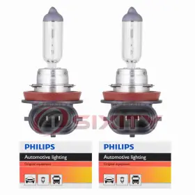 Sx-1199 Philips 2 Pc Front Fog Light Bulbs For Mg Tf 2003-2005 Electrical Lighting Uv