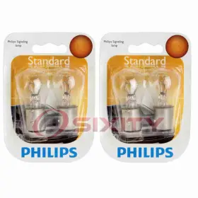 Sx-1565 Philips 2 Pc Tail Light Bulbs For Hyundai Accent Elantra Gt Lf