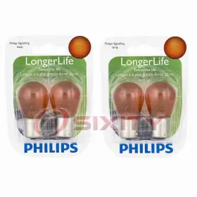 Sx-1591 Philips 2 Pc Rear Turn Signal Light Bulbs For Chevrolet Aveo Aveo5 Lcf 3500 As