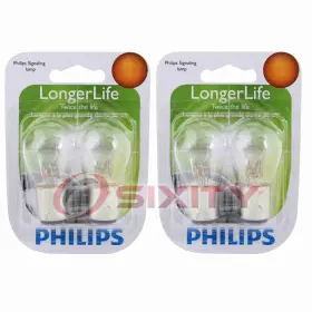 Sx-1955 Philips 2 Pc Tail Light Bulbs For Ford Aerostar Escort Exp Tempo Topaz Iv