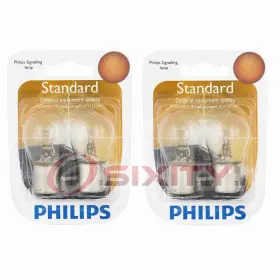 Sx-1982 Philips 2 Pc Front Turn Signal Light Bulbs For Saab 9-3 9-3x 2010-2011 Iq