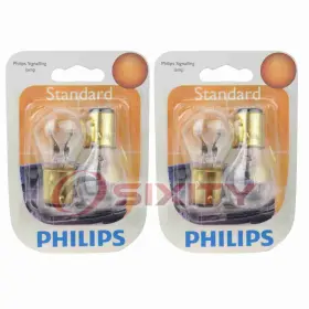 Sx-2106 Philips 2 Pc Rear Turn Signal Light Bulbs For American Motors Ambassador Ze