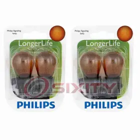 Sx-2191 Philips 2 Pc Rear Turn Signal Light Bulbs For Ford Edge Focus Police Ux
