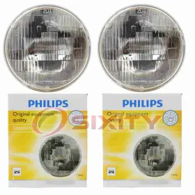 Sx-2322 Philips 2 Pc High Low Beam Headlight Bulbs For Austin A60 America Cambridge Wn