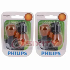 Sx-3654 Philips 2 Pc Front Turn Signal Light Bulbs For Nissan 350z Altima Kicks Dp