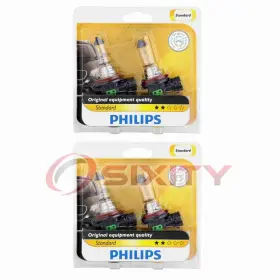 Sx-4117 Philips 2 Pc Low Beam Headlight Bulbs For Nissan Almera Altima Juke Kicks Oy