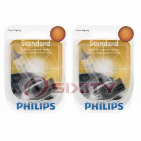 Sx-4324 Philips 2 Pc Front Fog Light Bulbs For Nissan Altima 1998-1999 Electrical Ll