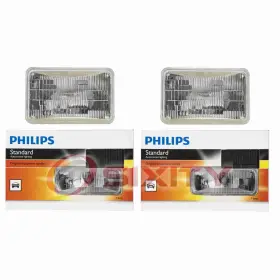 Sx-4685 Philips 2 Pc Low Beam Headlight Bulbs For Volvo 242 244 245 262 264 265 740 Nb