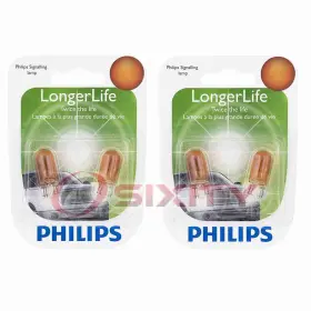 Sx-5074 Philips 2 Pc Front Outer Turn Signal Light Bulbs For Gmc G1500 G2500 G3500 Ac