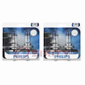 Sx-5111 Philips 2 Pc High Low Beam Headlight Bulbs For Peugeot 206 Expert Grand Raid Sv