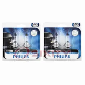 Sx-5294 Philips 2 Pc High Low Beam Headlight Bulbs For Peugeot 2008 206 3008 306 405 Eg