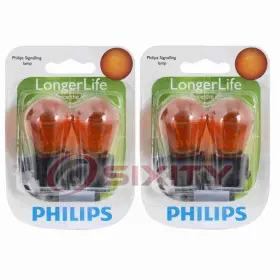 Sx-5855 Philips 2 Pc Front Turn Signal Light Bulbs For Jeep Grand Cherokee 2000-2010 Bw