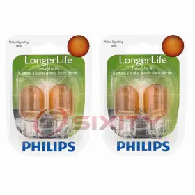 Sx-5998 Philips 2 Pc Front Turn Signal Light Bulbs For Jeep Cherokee Gladiator En
