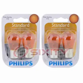 Sx-6512 Philips 2 Pc Front Turn Signal Light Bulbs For Land Rover Freelander Yh