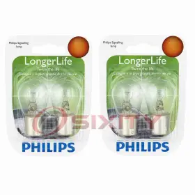 Sx-7229 Philips 2 Pc Rear Turn Signal Light Bulbs For Audi 5000 Fox 1979 Electrical Hu
