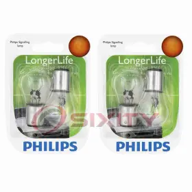 Sx-7865 Philips 2 Pc Front Turn Signal Light Bulbs For Buick Century Electra Estate Ps
