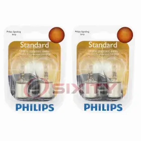 Sx-8348 Philips 2 Pc Front Turn Signal Light Bulbs For Sterling 825 827 1987-1991 Cf Sx-8348 Philips 2 Pc Front Turn Signal Light Bulbs For Sterling 825 827 1987-1991 Cf