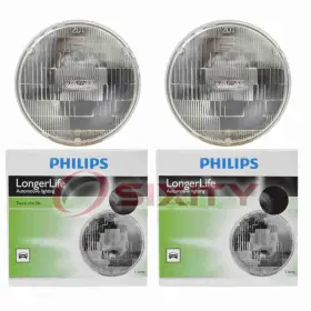 Sx-9244 Philips 2 Pc High Low Beam Headlight Bulbs For Renault Lecar R12 R16 Tw