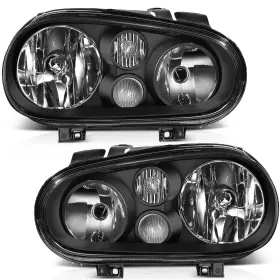 13421761 Pickoor Pair Headlights Assembly For Volkswagen Golf Cabrio 1999-2006 Black Halogen Lamp 13421761 Pickoor Pair Headlights Assembly For Volkswagen Golf Cabrio 1999-2006 Black Halogen Lamp