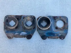 1970-gto Pontiac 1970 Pair L &r Headlight Mounting Plates Endura Bumper Judge Ram Air