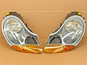 986.631.031 Porsche Nice 1997-2004 911 And Boxster 996 Left Right Halogen Headlight Pair Oem