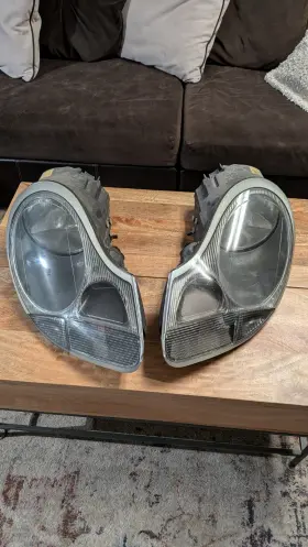 996.631.064 Porsche Headlights Pair 986 996 911 Boxster Original Bosch Used