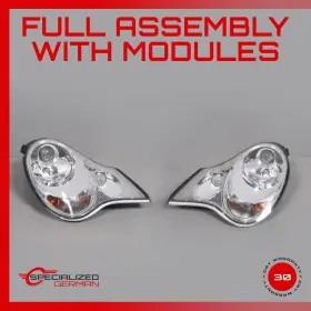 99663105920 Porsche 02-05 996 911 Carrera Left And Right Side Headlight Lamp Xenon Set Oem 34k