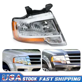 Cdd102 Pqy For 2015-2017 Ford Expedition Right Side Led Halogen Headlight Assembly
