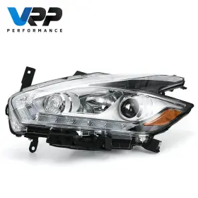 Cdd87 Pqy Left Side Front Headlight Assembly Fit For 15-16 Nissan Murano Halogen Led Drl