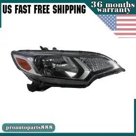 Ho2503160 Proautoparts888 For 2015-2016 Honda Crv Cr-v Ex Ex-l Style Led Drl Black Headlights Right Side