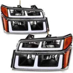 Pum12904801ps Pumpmart For 2004-2012 Chevy Colorado Gmc Canyon Led Drl Headlights Assembly Left Right Pum12904801ps Pumpmart For 2004-2012 Chevy Colorado Gmc Canyon Led Drl Headlights Assembly Left Right