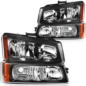 13568127 Quickfitauto Headlights Assembly Left Right Side For 2003-2007 Chevy Silverado 1500hd 13568127 Quickfitauto Headlights Assembly Left Right Side For 2003-2007 Chevy Silverado 1500hd