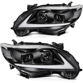 13700255 Quickfitauto Pair Headlights Assembly Drl Lamps For 2011 2012 2013 Toyota Corolla 13700255 Quickfitauto Pair Headlights Assembly Drl Lamps For 2011 2012 2013 Toyota Corolla