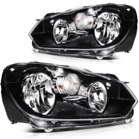 Quickfitauto 13700259 Lh Rh Side Headlights Assembly 5k0941006c-2 For 2010-2014 Vw Gti Golf Jetta