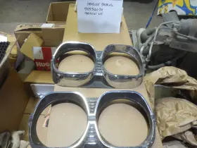 3553161 Rambler 3553160 1966 Amc Classic Right &left Headlight Bezels Doors
