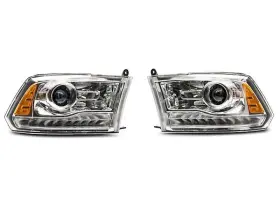 R111519 Raxiom For 09-18 Dodge Ram 1500 Led Halo Headlights With Swtchbck Turn Signals