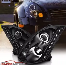 Ds632-b1wx0-d2r Razormotor For 2003-2007 Projector Black Headlights Pair Led Halo Infiniti G35 Coupe Ds632-b1wx0-d2r Razormotor For 2003-2007 Projector Black Headlights Pair Led Halo Infiniti G35 Coupe