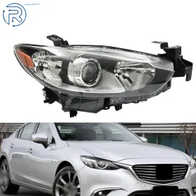 Reallygood2017 551775 Passenger Right Side Headlight For 2014-2016 2017 Mazda 6 Halogen Black Housing Reallygood2017 551775 Passenger Right Side Headlight For 2014-2016 2017 Mazda 6 Halogen Black Housing