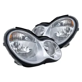 Vs-id0001aa1154r00 Replacement For Mercedes-benz C350 06-07 Driver And Passenger Side Headlight Set Standard Line Vs-id0001aa1154r00 Replacement For Mercedes-benz C350 06-07 Driver And Passenger Side Headlight Set Standard Line