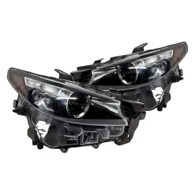 Vs-id0001aa3866c00 Replacement For Mazda Cx-9 16-23 Headlight Set Driver And Passenger Side Lens &