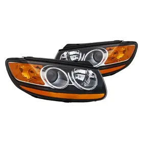 Vs-id0001aa5012r00 Replacement Headlight Set For Hyundai Santa Fe 07-09 Lh Or Right Front Factory Halogen