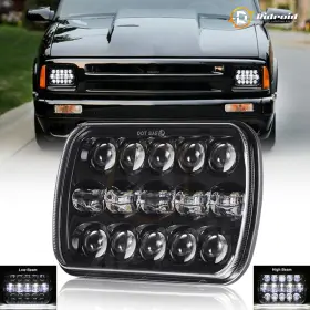 Actd7f0007 Ridroid 5x7 Inch 7x6ftft Led Headlight Sealed Hi-lo Beam For Toyota Tacoma 1995-1997 And Pickup