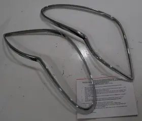 219-0000 Schatz Chrome Headlight Frames - 219 0000 For Mercedes-benz W219 Cls-class
