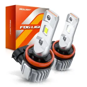 2771lhb3816us Sealight Led Fog Light Bulbs H11 H8 H16 44000lm 6500k Cool White Pack Waterproof
